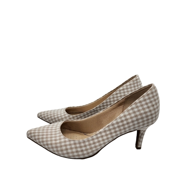 Life Stride Women's Sevyn Gingham Print Pump -  8W - Picture 2 of 8